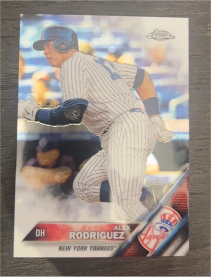 2016 Topps Chrome #146 Alex Rodriguez — front