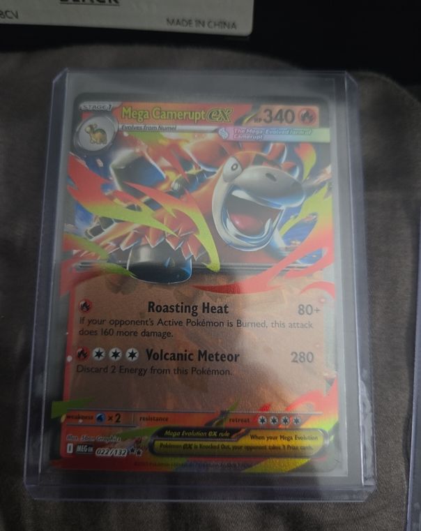 2025 Pokemon Mega Evolution #022 Mega Camerupt ex — front