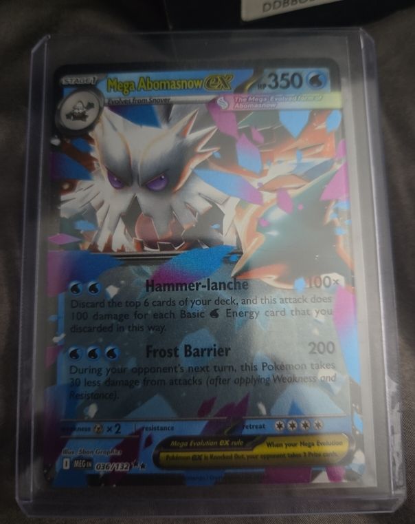 2025 Pokemon TCG Mega Evolution #036 Mega Abomasnow EX — front