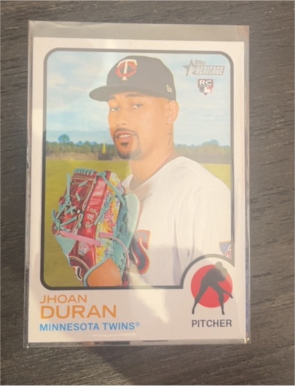 2022 Topps Heritage High Number #693 Jhoan Duran — front