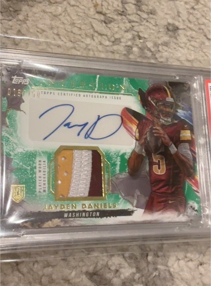 2024 Topps Inception #PPA-JD Jayden Daniels — front