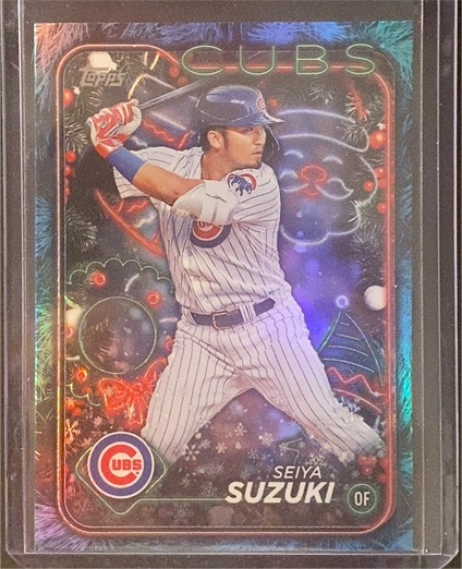 2024 Topps Holiday #H78 Seiya Suzuki — front