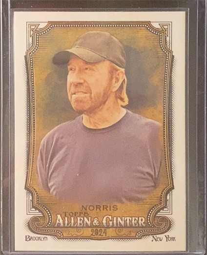 2024 Topps Allen & Ginter #255 Chuck Norris — front