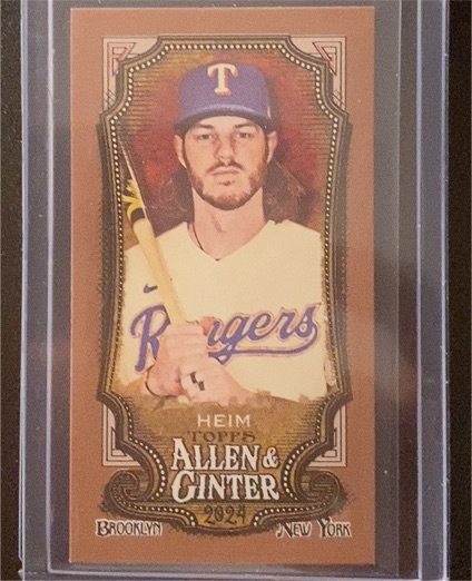 2024 Topps Allen & Ginter #156 Jonah Heim Mini — front