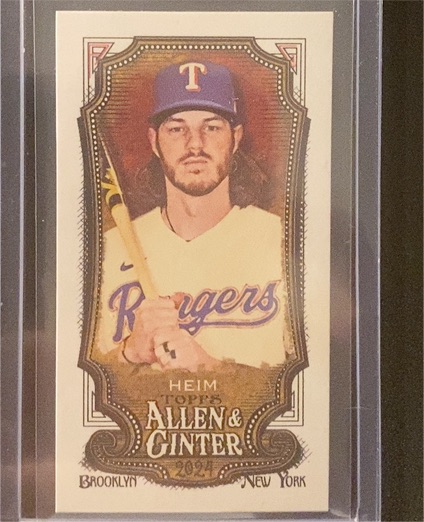 2024 Topps Allen & Ginter #156 Jonah Heim Mini — front