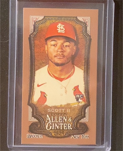 2024 Topps Allen & Ginter #217 Victor Scott II — front