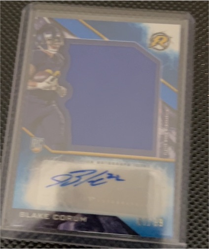 2024 Topps Resurgence #RPA-BC Blake Corum Rookie Patch Auto — front