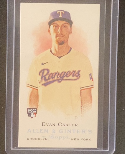 2024 Topps Allen & Ginter #RD-2 Evan Carter — front