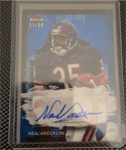 2024 Topps Finest Football #FA-NA Neal Anderson — front