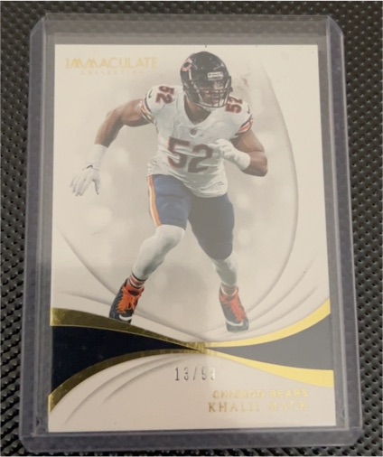 2019 Panini Immaculate #17 Khalil Mack — front
