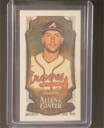 2024 Topps Allen & Ginter #45 Matt Olson Mini — front