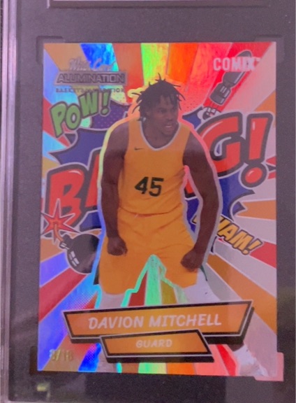 2021 Wild Card Alumination Comix #15 Davion Mitchell — front
