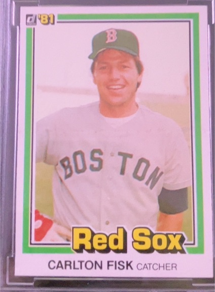 1981 Donruss #335 Carlton Fisk — front