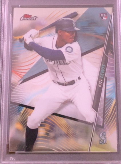 2020 Topps Finest #41 Kyle Lewis — front