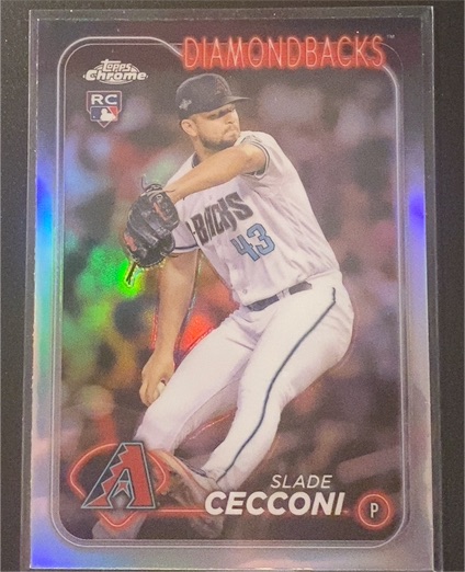 2024 Topps Chrome #77 Slade Cecconi — front