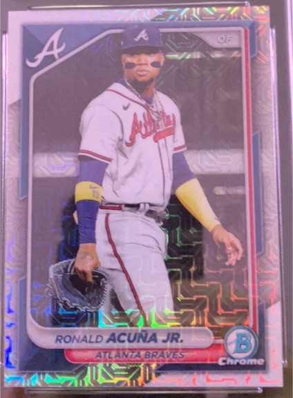 2024 Bowman Chrome #32 Ronald Acuna Jr. — front