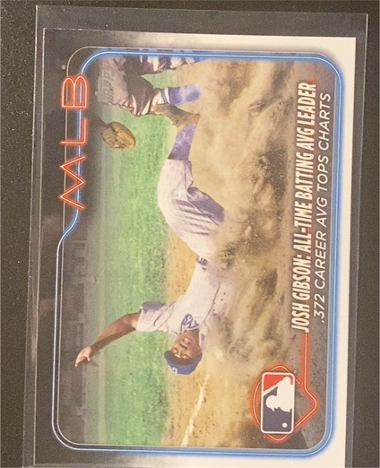 2024 Topps Update #US191 Josh Gibson — front