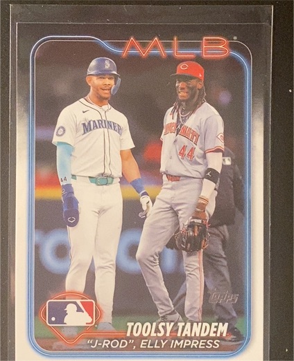 2024 Topps Update #US238 Toolsy Tandem Julio Rodriguez, Elly De La Cruz — front