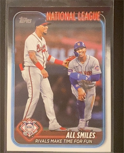 2024 Topps Update #US154 Orlando Arcia & Francisco Lindor — front