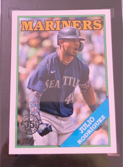 2023 Topps Series 1 1988 Topps 35th Anniversary #T88-64 Julio Rodriguez — front