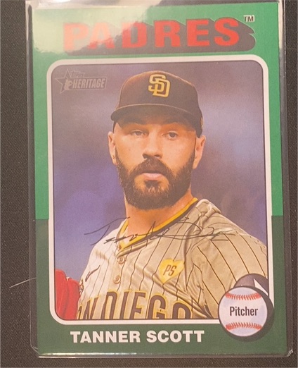 2024 Topps Heritage High Number #506 Tanner Scott — front