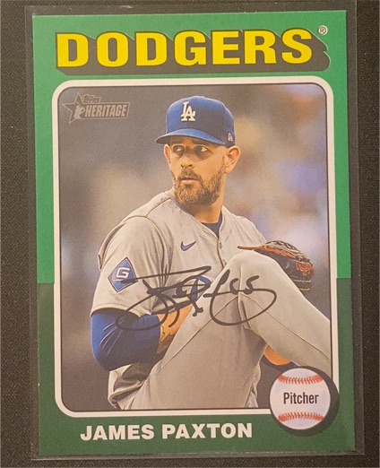 2024 Topps Heritage High Number #610 James Paxton — front