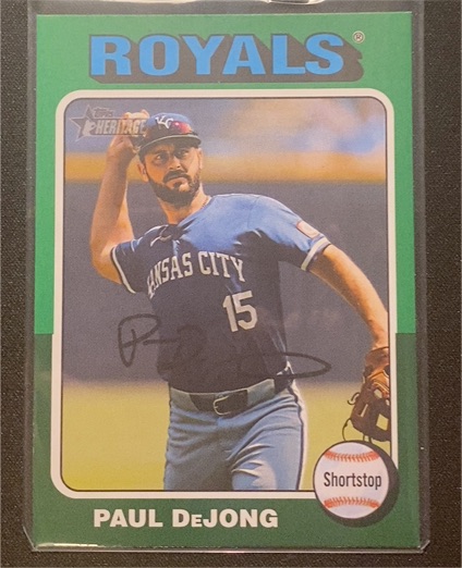 2024 Topps Heritage High Number #540 Paul DeJong — front