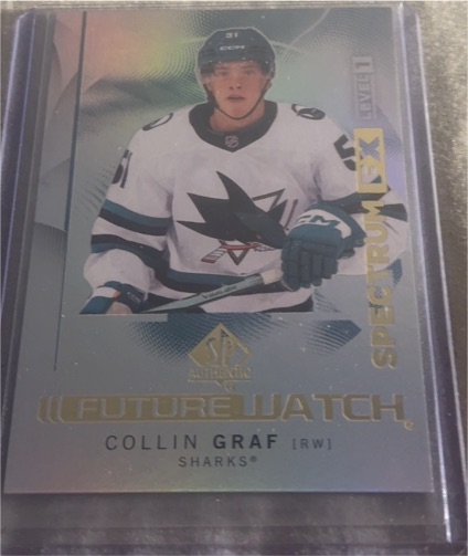 2024-25 Upper Deck SP Authentic Future Watch Spectrum FX #S-45 Collin Graf — front