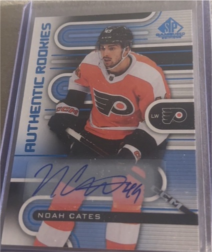 2022-23 Upper Deck SP Game Used Authentic Rookies #186 Noah Cates — front