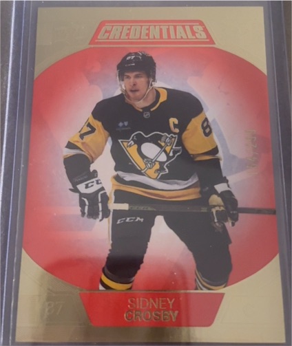2022-23 Upper Deck Credentials #87 Sidney Crosby — front