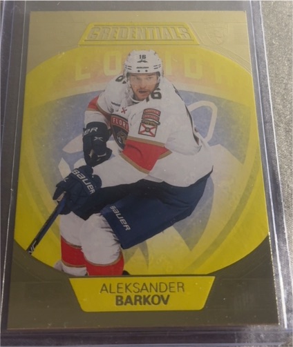 2021 Upper Deck Credentials Aleksander Barkov — front