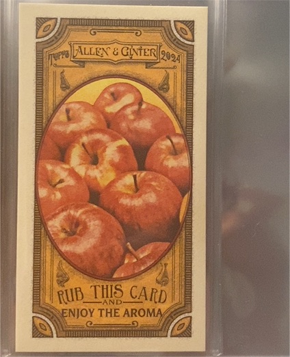 2024 Topps Allen & Ginter Mini #GTI-1 Got the Itch Apple — front