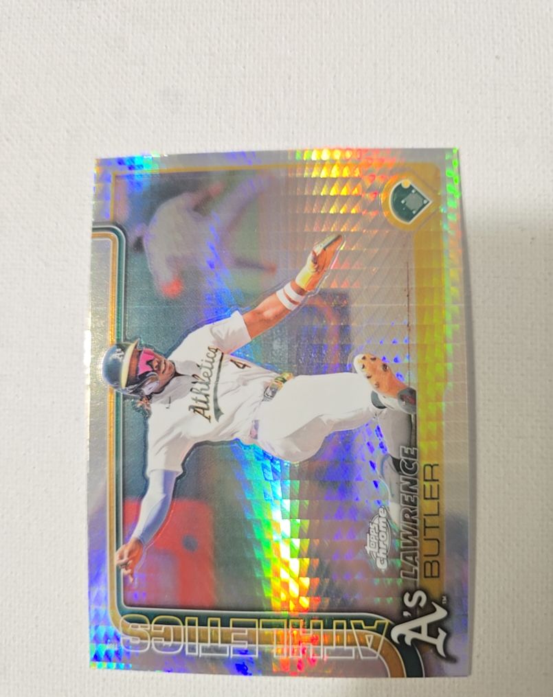 2025 Topps Chrome Lawrence Butler Oakland Athletics — front