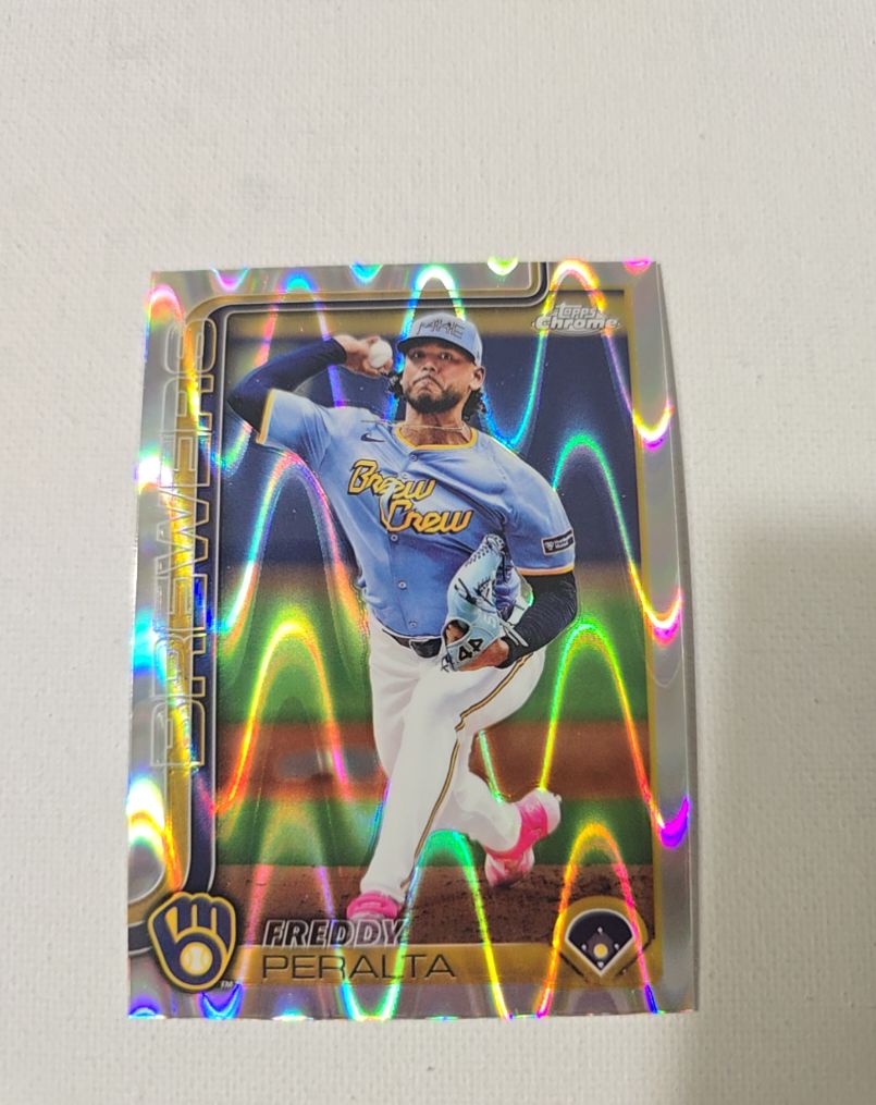2025 Topps Chrome #95 Freddy Peralta — front