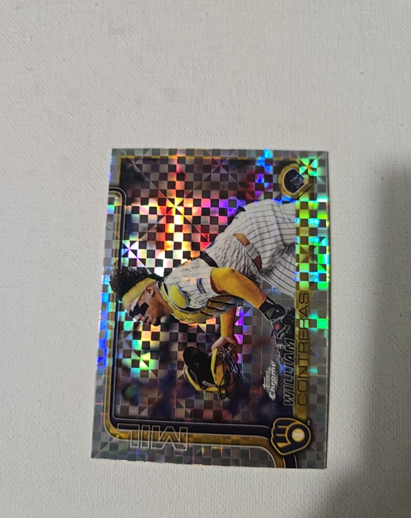 2025 Topps Chrome #25 William Contreras — front