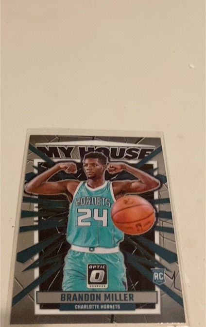 2023-24 Panini Donruss Optic #5 Brandon Miller My House — front