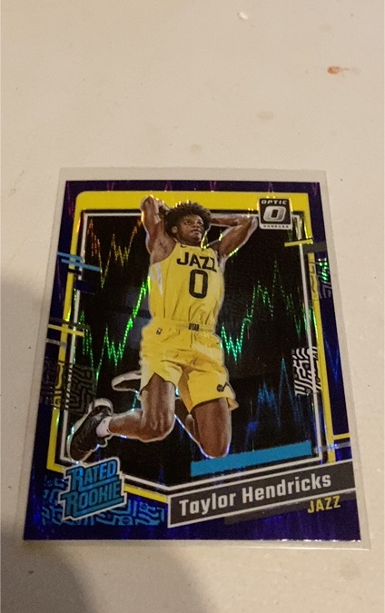 2023-24 Panini Donruss Optic #233 Taylor Hendricks — front