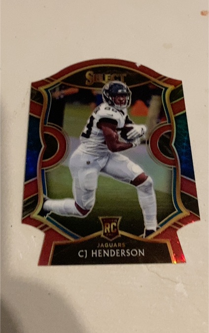 2020 Panini Select #89 CJ Henderson Rookie Jacksonville Jaguars Football Card — front