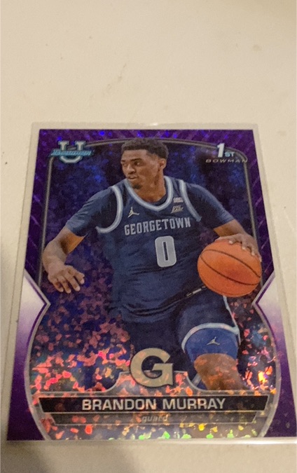 2022-23 Bowman University Chrome #40 Brandon Murray — front