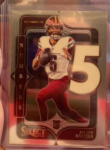2024 Panini Select Numbers #23 Jayden Daniels — front