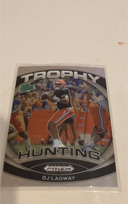 2024 Panini Prizm Draft Picks Trophy Hunting #TH-DLY DJ Lagway — front