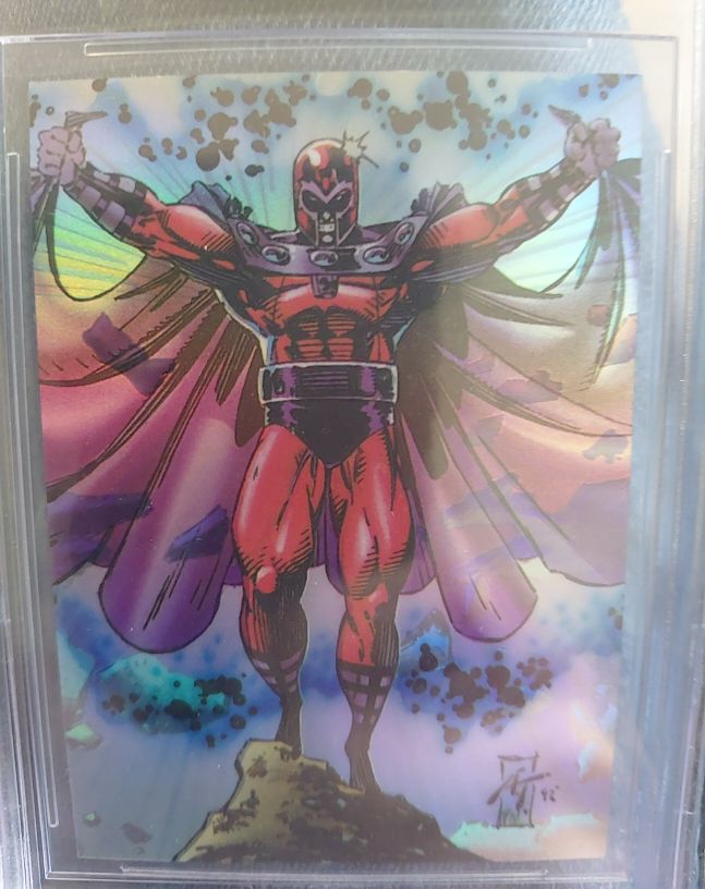 1993 SkyBox X-Men Series 2 #H-2 Magneto Holithogram — front