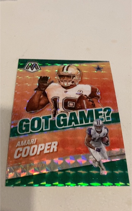 2021 Panini Mosaic Got Game? #GG-18 Amari Cooper — front
