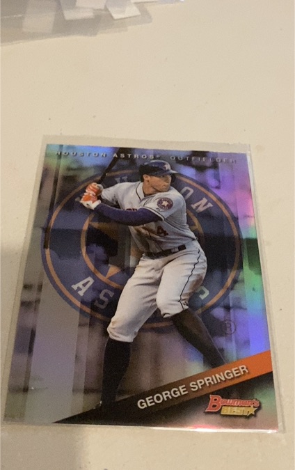 2015 Bowman's Best #36 George Springer — front