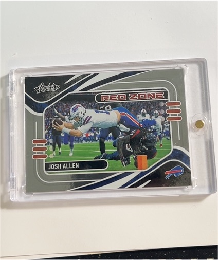 2021 Panini Absolute Red Zone #RZ1 Josh Allen — front