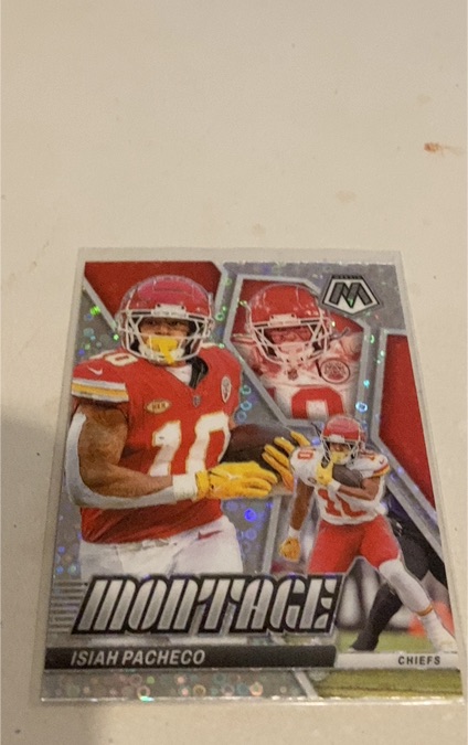2024 Panini Mosaic #M-18 Isiah Pacheco — front