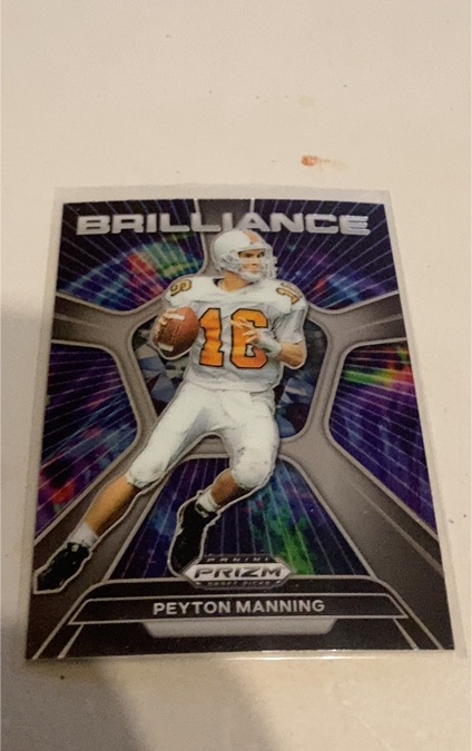2024 Panini Prizm Draft Picks Brilliance #BR-PM Peyton Manning — front