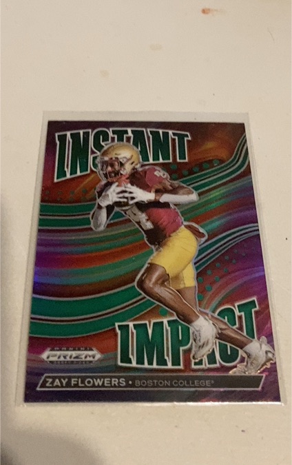 2023 Panini Prizm Draft Picks Instant Impact #II-13 Zay Flowers — front