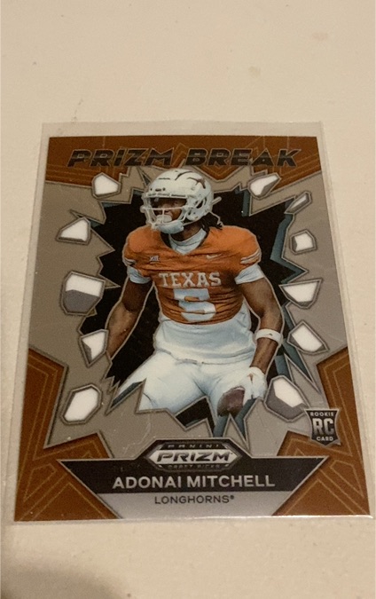 2024 Panini Prizm Draft Picks #PB-AML Adonai Mitchell — front