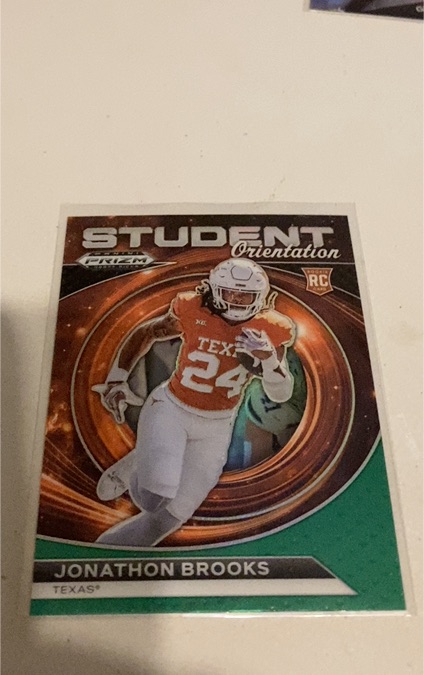2024 Panini Prizm Draft Picks Student Orientation #SO-JB Jonathon Brooks — front